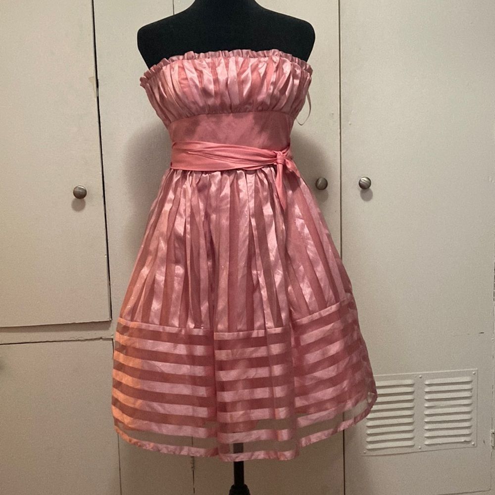 Vintage Betsey Johnson Pink Sparkle Tulle Dress